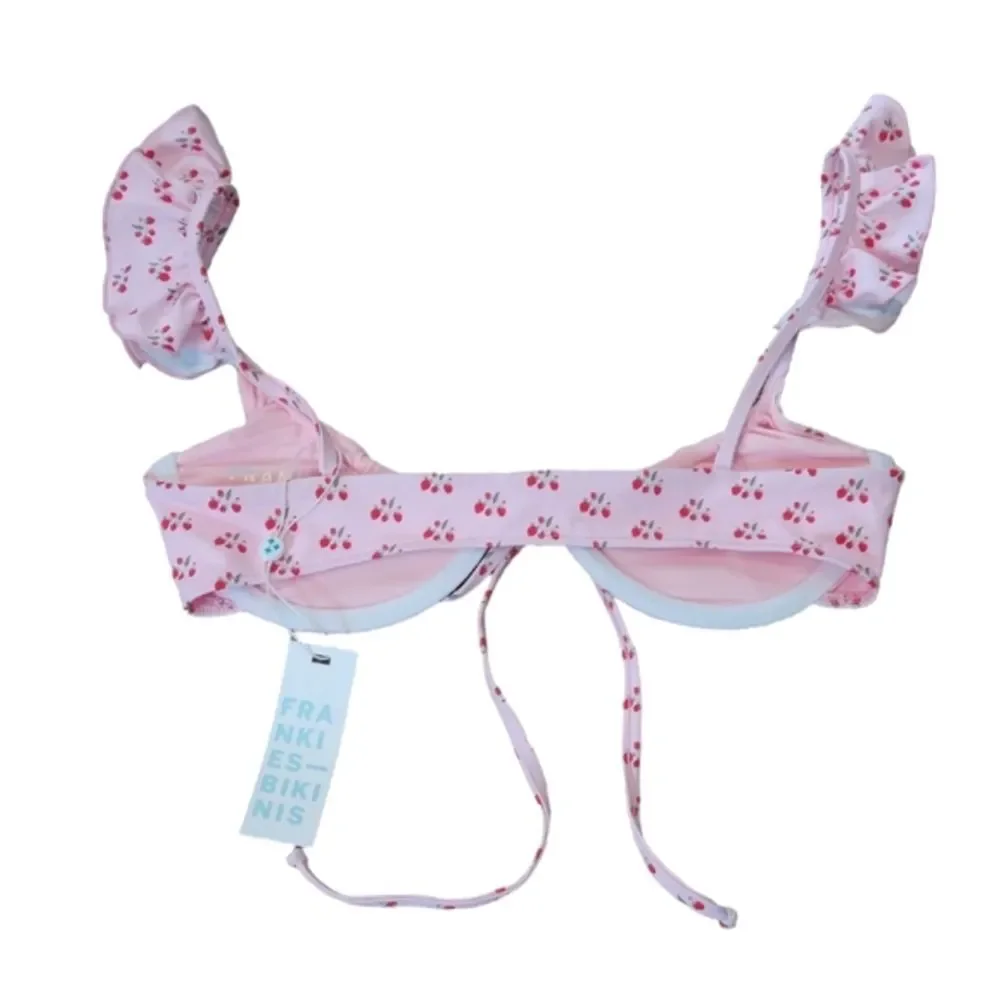 NWT Frankie’s Bikini Baby Berry Birdie Bikini Top